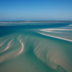 Aerial of Azura Benguerra in Mozambique