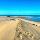 Sand dunes in Bazaruto, Mozambique