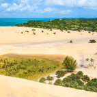Sand dunes in Bazaruto, Mozambique