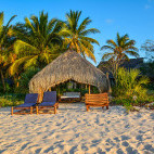 Beach hut in Vilaculos, Mozambique