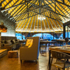 Dining area at Ai Aiba Lodge in Namibia.