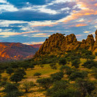 Erongo mountains in Namibia