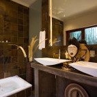 Bathroom at Namutoni Camp, Namibia