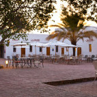 Terrace at Namutoni Camp, Namibia