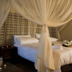 Bedroom at Okaukuejo Camp in Namibia
