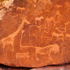 Rock engravings at Twyfelfontein, Namibia