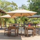 Restaurant area at Baobab Ridge in South Africa
