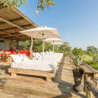 Terrace and view at Baobab Ridge in South Africa