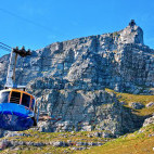 Cable car to Table Mountain in Cape Town