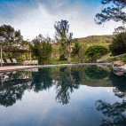Pool area at The Cavern in Drakensberg, South Africa
