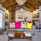 Quiet lounge at The Cavern in Drakensberg, South Africa