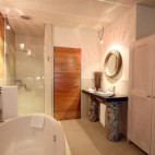 Bathroom at African Rock Hotel in Johannesburg, South Africa
