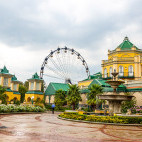 The golden reef city of Johannesburg, South Africa