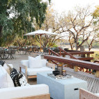 Deck at MalaMala Camp in South Africa