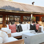 Deck at MalaMala Camp in South Africa