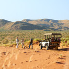 Private vehicle in Tswalu Lodge