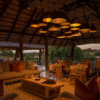 Lounge at Inyati Game Lodge in Sabi Sands Nature Reserve, South Africa