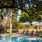 Swimming pool at Inyati Game Lodge in Sabi Sands Nature Reserve, South Africa