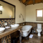 Bathroom at Umkumbe Safari Lodge in Sabi Sands Game Reserve, South Africa.