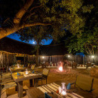 Boma at Umkumbe Safari Lodge in Sabi Sands Game Reserve, South Africa.