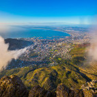 Views from Table Mountain National Park in South Africa