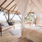 Bedroom at Lamai Serengeti in Tanzania