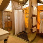 Bathroom at Serengeti Safari Camp in Tanzania