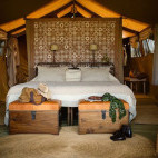 Bedroom at Serengeti Safari Camp in Tanzania