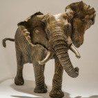 Elephant sculpture by Nick Mackman