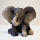 Elephant sculpture.