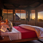 Bedroom at Kuyenda Bushcamp in South Luangwa National Park, Zambia