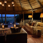 Lounge at Kuyenda Bushcamp in South Luangwa National Park, Zambia