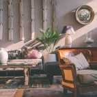 Lounge at Latitude 15 hotel in Lusaka, Zambia