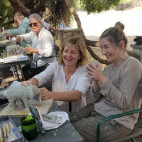 Sculpture workshop with Nick Mackman in Zambia