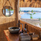 Sink at Kakuli Camp in South Luangwa National Park, Zambia