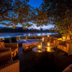 Deck at Kapamba Bushcamp in South Luangwa National Park, Zambia