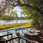 Pool at Kapamba Bushcamp in South Luangwa National Park, Zambia