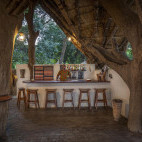 Bar at Tafika Camp in South Luangwa National Park, Zambia