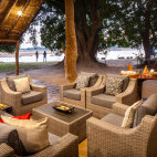 Main area at Tafika Camp in South Luangwa National Park, Zambia.