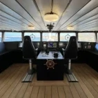 The bridge interior of the Polar Athena.