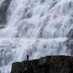 Dynjandi waterfall in Iceland.