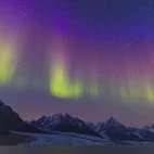 Northern lights in Greenland.
