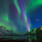 Northern lights in Tromsø, Norway