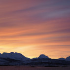 Sky in Tromsø, Norway.
