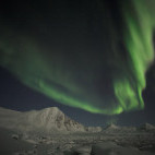 Northern lights in Spitsbergen, the Arctic