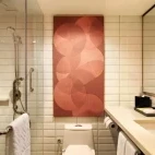 Example of a deluxe riverview bathroom at Hilton Kuching, Borneo