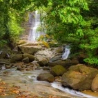 Waterfall in Kubah National Park, Borneo