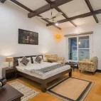 A bedroom at Camp Tigerlily, India.