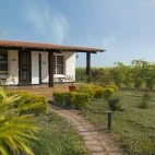 Exterior view of Camp Tigerlily, India.