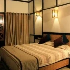 View of a bedroom at Infinity Resort Kaziranga, India